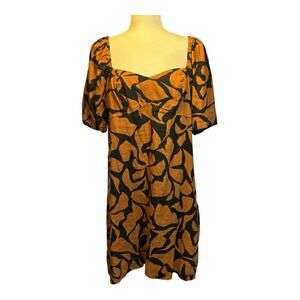 NWT A New Day Brown and Black Dress Size Large P0302